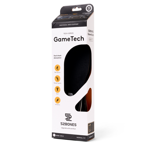 52 Bones GameTech Sport Inner Soles High Arch Inlegzolen