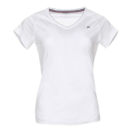 Fila T-Shirt Johanna Junior Meisjes Wit