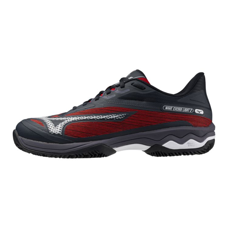 Mizuno Padelschoen Tennisschoen Wave Exceed Light Heren Zwart Rood