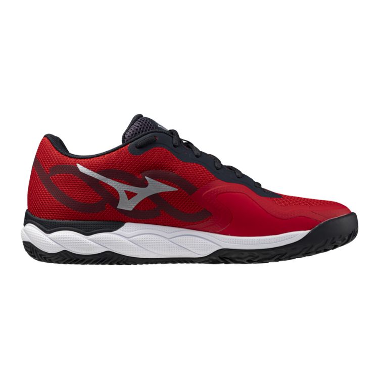 Mizuno Padelschoen Tennisschoen Wave Enforce Court Heren Rood Zwart