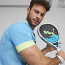 Puma Individual Goal Graphic Jersey Shirt Heren Blauw Groen