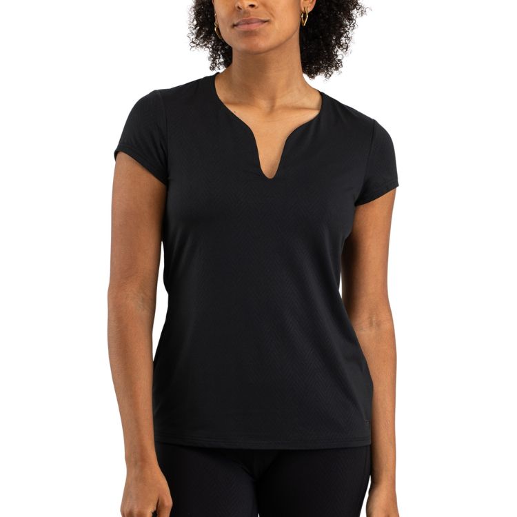 Sjeng Sports T-Shirt Ulani Lady Tee Dames Zwart
