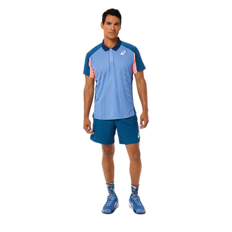 Asics Poloshirt Match Actibreeze Herren Blau