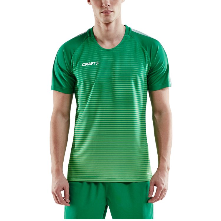 Craft T-Shirt Pro Control Stripe Jersey Herren Grün