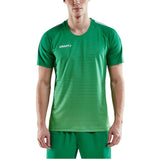 Craft T-Shirt Pro Control Stripe Jersey Herren Grün