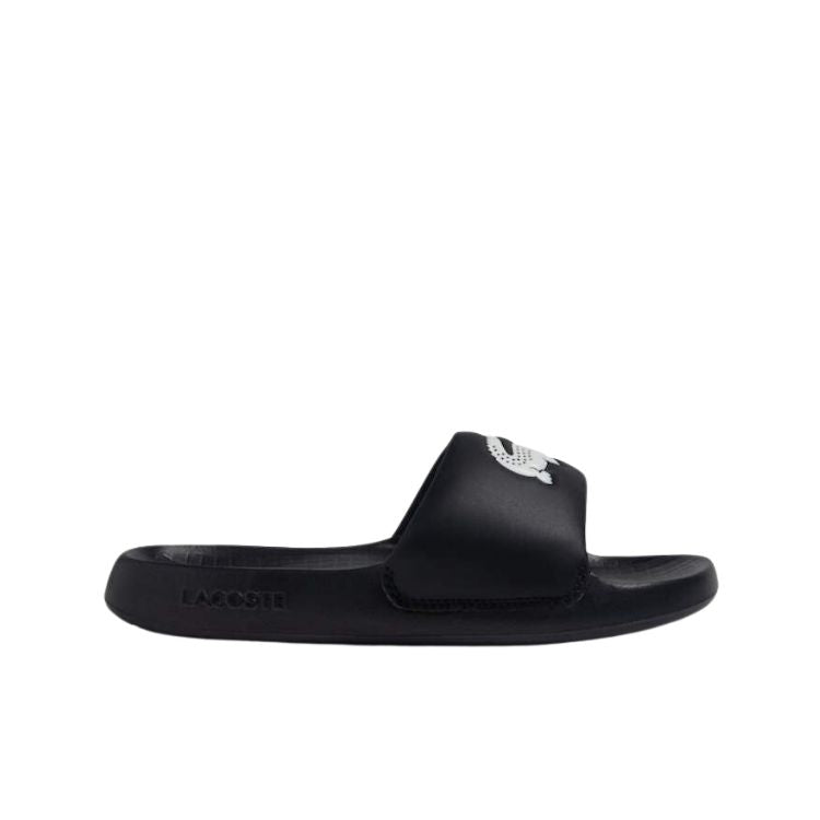 Lacoste Slippers Serve Slide 1.0 Heren Zwart Wit