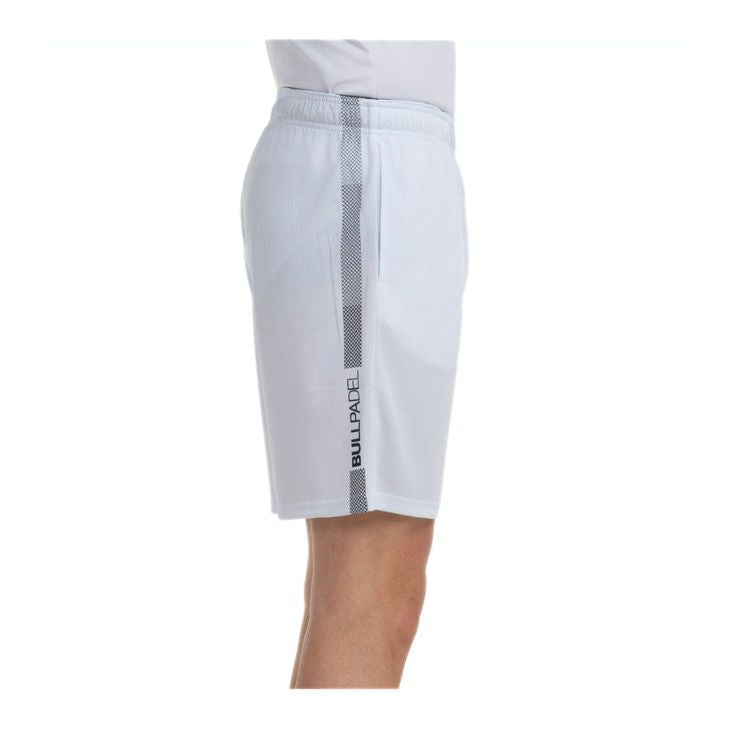 Bullpadel Short Belez Heren Wit Zijkant