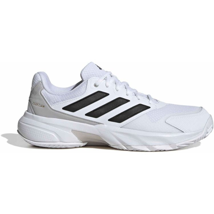 Adidas Tennisschoen Padelschoen Courtjam Control 3 Clay Heren Wit Zwart