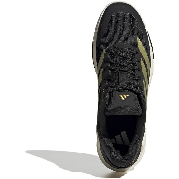 Adidas Padelschoen Crazyquick LS Padel Heren Zwart Goud