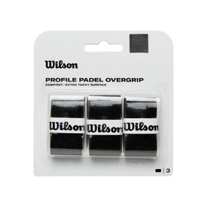 Wilson Overgrip Padel Profile Zwart 3 Pack