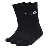 Adidas Essential Crew Sportsokken Zwart 3 Paar