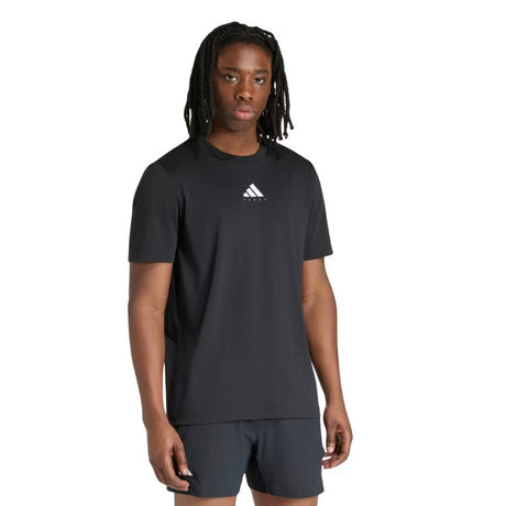 Adidas T-Shirt Padel Graphic Tee Metalbone Zwart