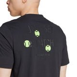 Adidas T-Shirt Grafik-Spiel Schwarz