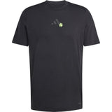 Adidas T-Shirt Grafik-Spiel Schwarz