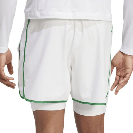 Adidas 2-in-1 Shorts, 5 Zoll, Herren, Weiß