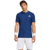 Adidas T-Shirt Freelift Tee Donkerblauw Voorkant