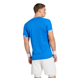 Adidas T-Shirt Freelift Tee Pro Blauw Achterkant