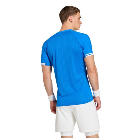 Adidas T-Shirt Freelift Tee Pro Blauw Achterkant