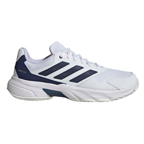 Adidas Tennisschoen Padelschoen Courtjam Control 3 Clay Heren Wit Blauw Rechts