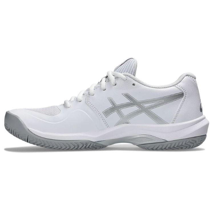 Asics Tennisschoen Gel Game 9 Clay / OC Dames Wit Zilver