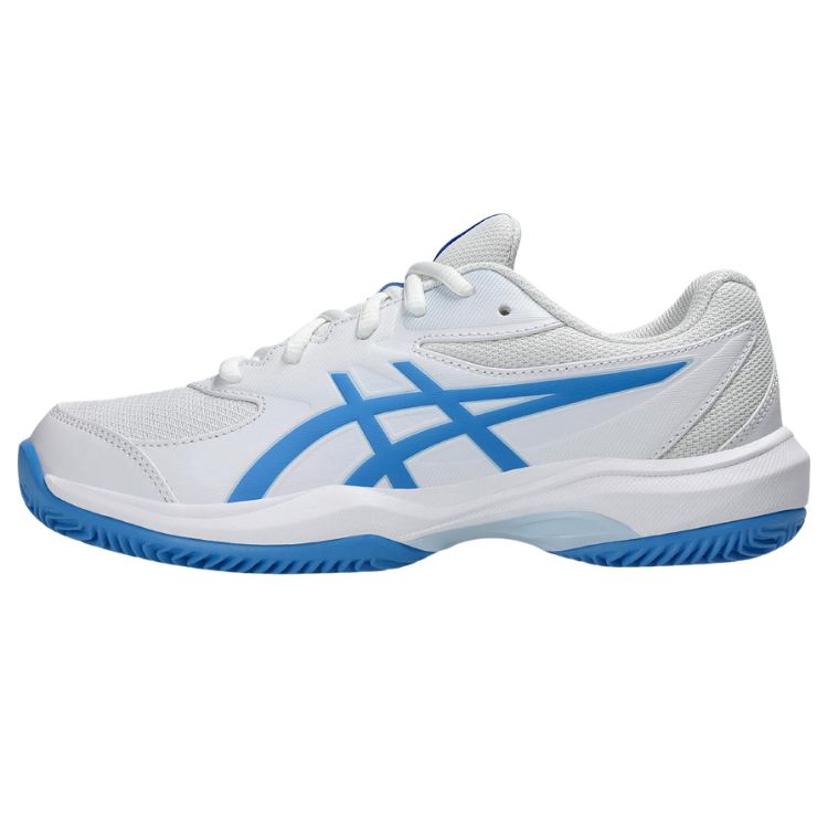 Asics Tennisschoen Gel Game 9 GS Clay/OC Junior Wit Blauw