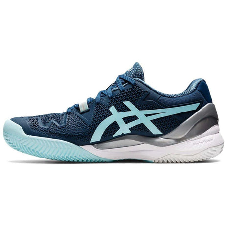 Asics Gel Resolution 8 Clay Dames Donkerblauw Binnenkant