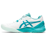 Asics Gel Resolution 8 Dames Wit Turquoise Binnenkant