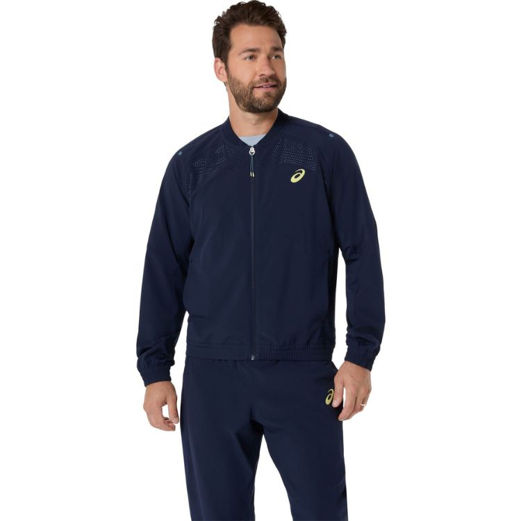 Asics Match Jacket Heren Midnight Navy
