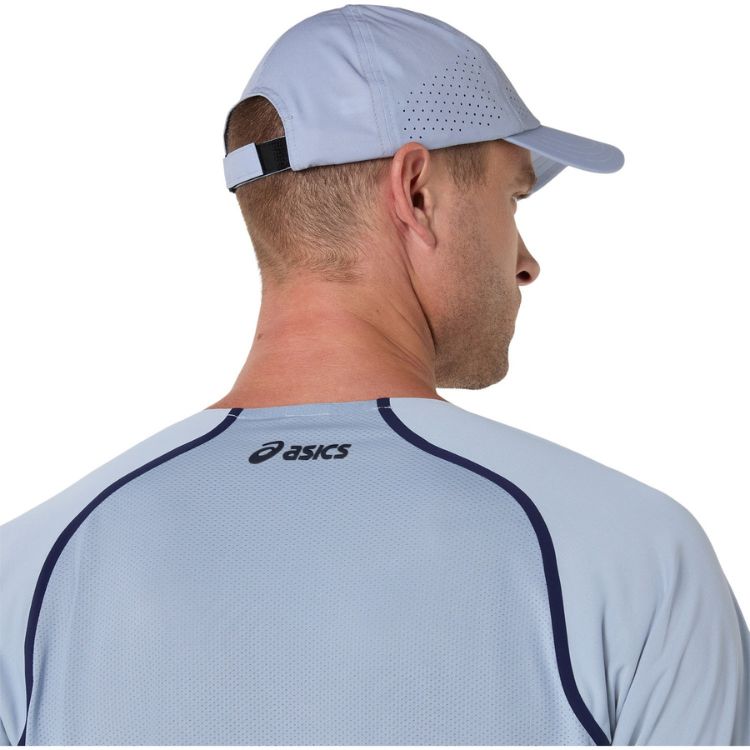 Asics T-Shirt Match SS Top Heren Grijs Blauw