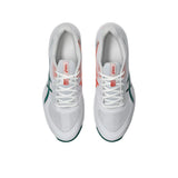 Asics Padelschoen Game FF Padel Heren Wit Groen Bovenkant