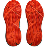 Asics Padelschoen Gel Challenger 15 Padel Heren Wit Oranje Onderkant