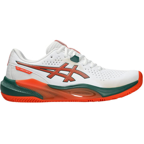 Asics Padelschoen Gel Challenger 15 Padel Heren Wit Oranje Rechts