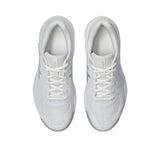 Asics Padelschoen Gel Dedicate 9 Padel Dames Wit Zilver Bovenkant