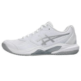 Asics Padelschoen Gel Dedicate 9 Padel Dames Wit Zilver Voor