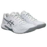 Asics Padelschoen Gel Dedicate 9 Padel Dames Wit Zilver Zijkant