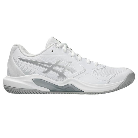 Asics Padelschoen Gel Dedicate 9 Padel Dames Wit Zilver