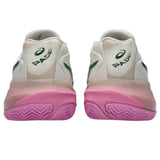 Asics Padelschoen Gel Resolution X Padel Dames Beige Achterkant
