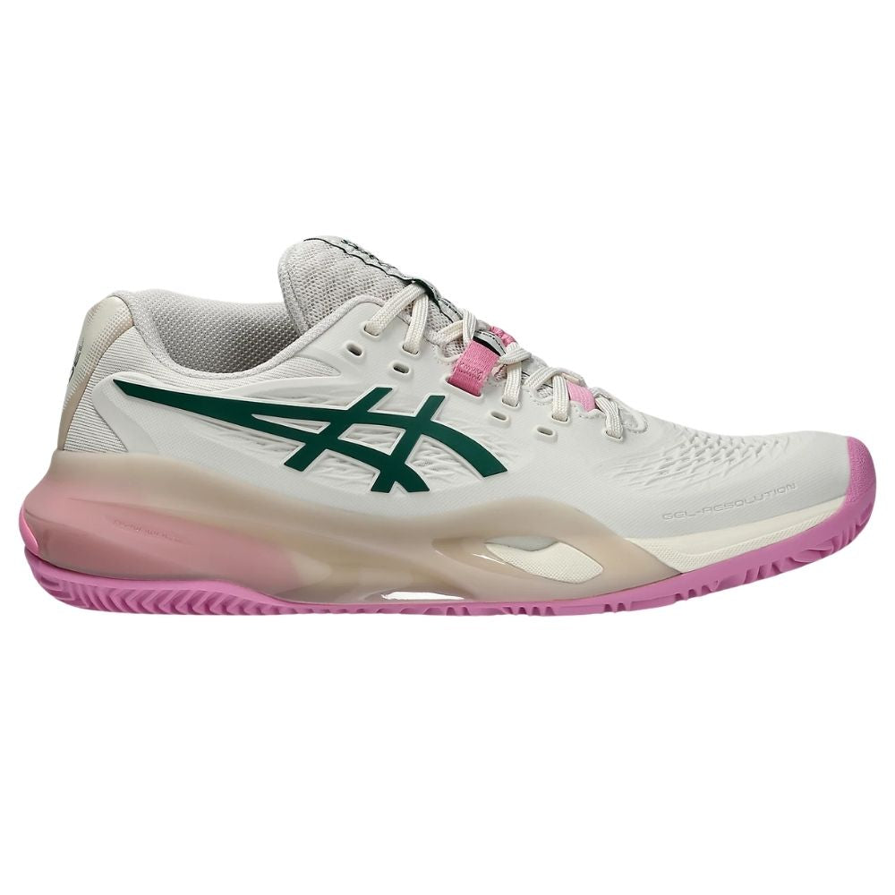 Asics Padelschoen Gel Resolution X Padel Dames Beige