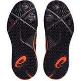 Asics Padelschoen Gel Resolution X Padel Heren Groen Oranje Onderkant
