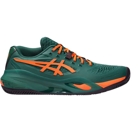 Asics Padelschoen Gel Resolution X Padel Heren Groen Oranje