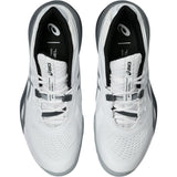 Asics Padelschoen Gel Resolution X Padel Heren Wit Grijs Bovenkant