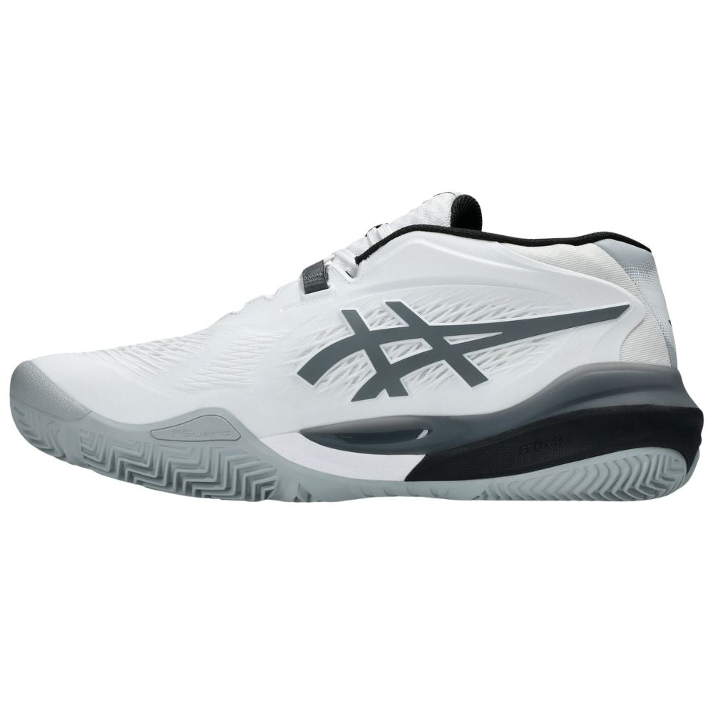 Asics Padelschoen Gel Resolution X Padel Heren Wit Grijs Links