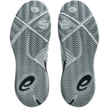 Asics Padelschoen Gel Resolution X Padel Heren Wit Grijs Onderkant