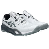 Asics Padelschoen Gel Resolution X Padel Heren Wit Grijs Zij