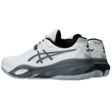 Asics Padelschoen Gel Resolution X Padel Heren Wit Grijs Zijkant