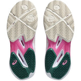Asics Padelschoen Sonicsmash FF Dames Wit Roze Onderkant