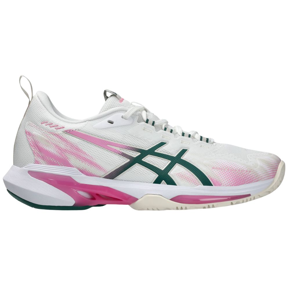 Asics Padelschoen Sonicsmash FF Dames Wit Roze