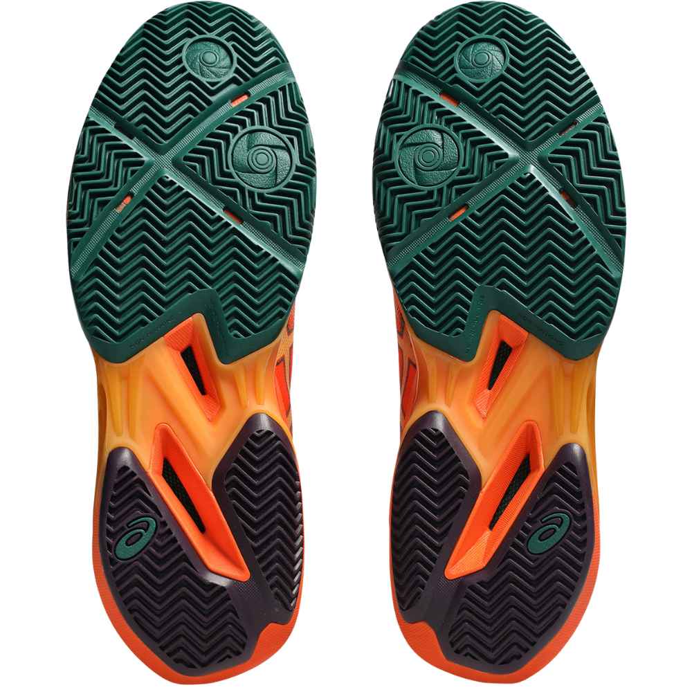 Asics Padelschoen Sonicsmash FF Heren Oranje Onderkant