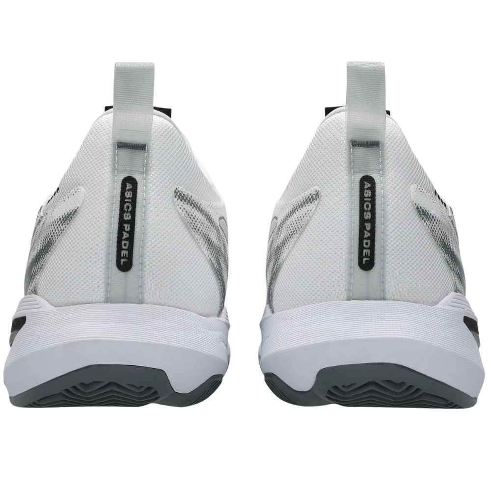 Asics Padelschoen Sonicsmash FF Heren Wit Grijs Achterkant