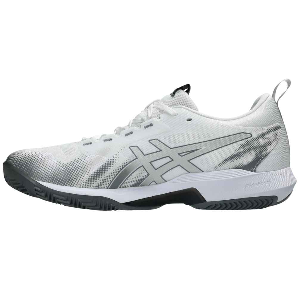 Asics Padelschoen Sonicsmash FF Heren Wit Grijs Links